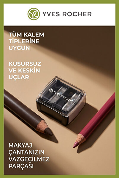 Yves Rocher Göz ve Dudak Kalemleri İçin İkili Kalemtıraş - Kalemleri Kırmayan...