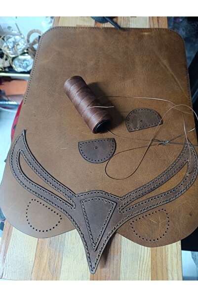 TheDebbağ Real Leather Adjustable Shoulder Bag Tablet Eyelet Hand-Stitched