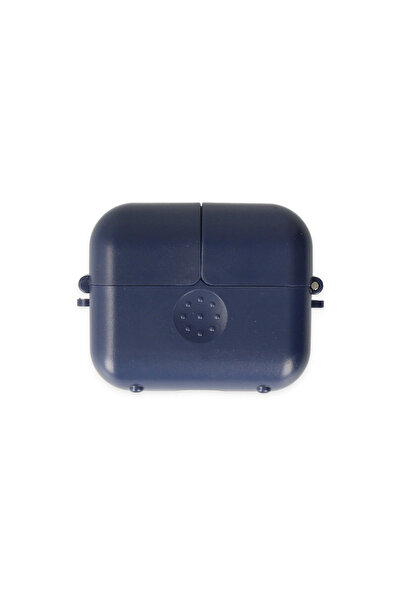 Marsilyan AirPods 3 (3Rd Generation) Push-Open Case - Navy Blue Ilkel-Rsitdk4