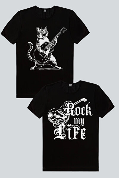 ROCKANDROLL Sarman Rock, Η ζωή μου είναι ροκ, Πακέτο 2 γυναικείων μπλουζών Eco