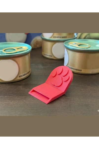 Nova lab Paw Print Printed Mini Tin Can Opener - Cat and Dog Wet Food Opening...