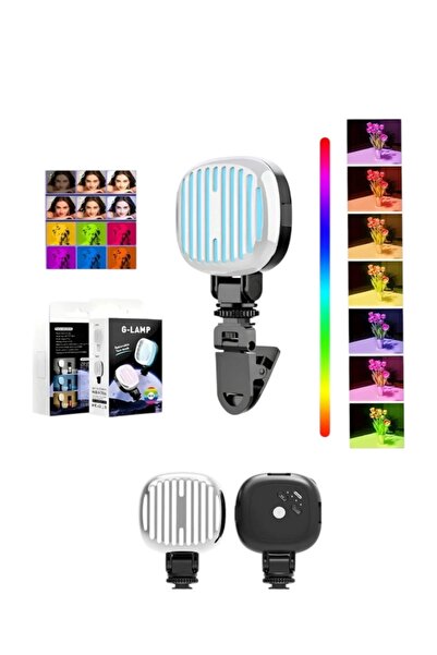 KILIF HOUSE Rgb Led Selfie Işığı 1200 Mah Bataryalı Klipsli Telefon ve Tablet...