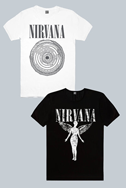 ROCKANDROLL Daire Daire Nirvana White, Melek Nirvana Black Πακέτο με 2 ανδρικ...
