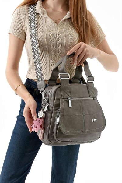 Baginn Y.S.Deri Γυναικεία τσάντα ώμου χειρός Vegan δερμάτινη τσάντα ώμου με χ...