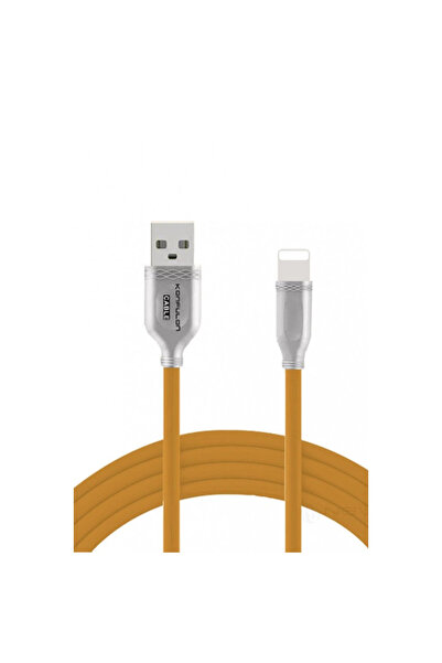 Marsilyan S48 Lightning Cable Compatible with iPhone 1m 3A - Yellow Ilkel-Rsi...