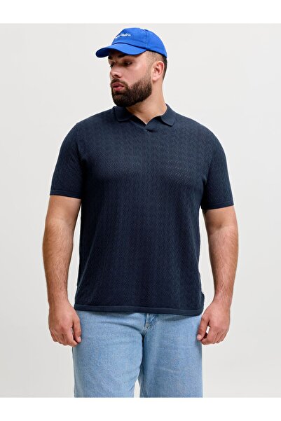 Jack & Jones Plus Gestricktes Polo Plus Size Gestricktes Polo