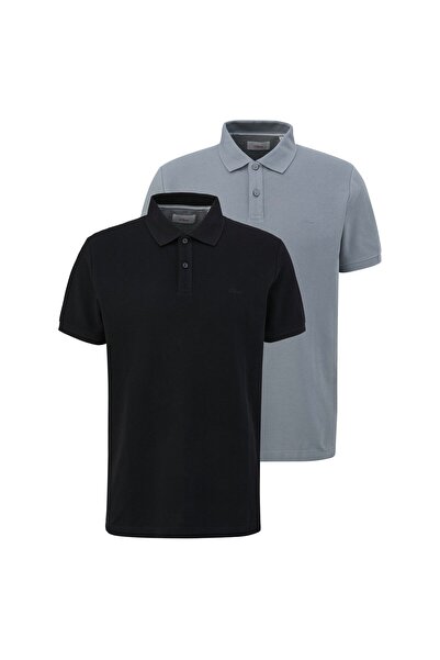 s.Oliver Herren Poloshirt, 2er Pack - Basic, Polokragen, Baumwolle, einfarbig