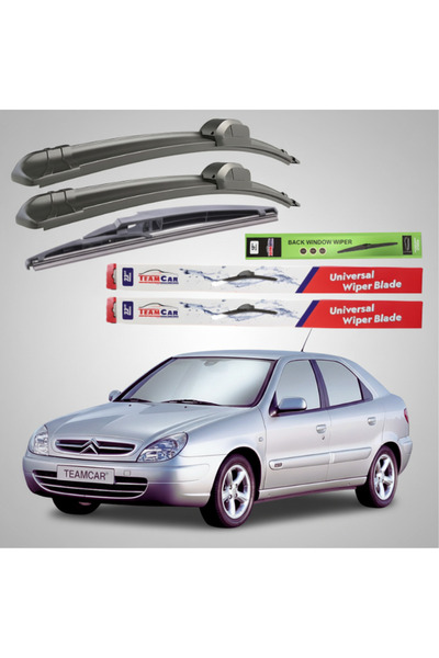 TEAMCAR Citroen Xsara (1997–2006) Επίπεδες Υαλοκαθαριστήρες |   Πλήρες Σετ – ...