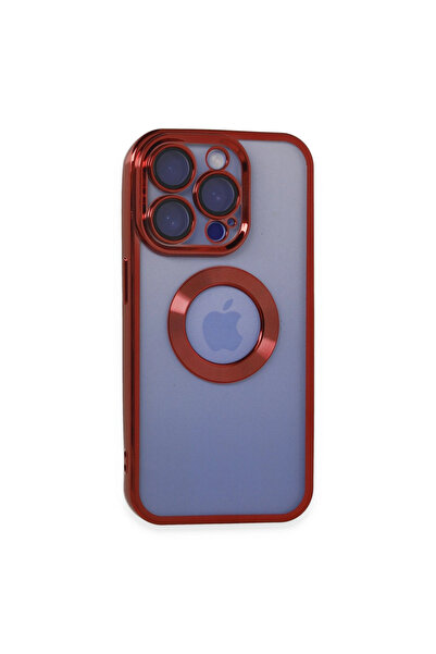 NewFace iPhone 15 Pro Max Case Slot Silicone - Red