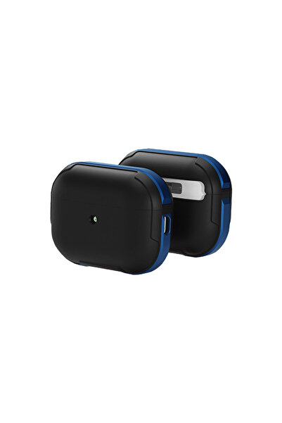 Marsilyan حافظة Airpods Pro 2 (الجيل الثاني) Mo-a8 Armor - أزرق داكن ILKEL-RS...