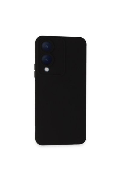 Generic Brand Vivo Y17S Case Nano Velvet Silicone - Black
