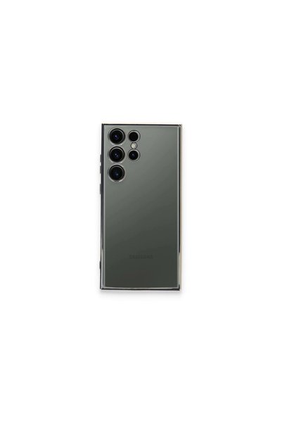 TheGencoo Samsung Galaxy S24 Ultra Case Razer Lens Silicone - Silver