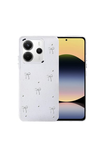 evimdeyokyok غطاء Xiaomi Redmi Note 14 4g بنمط الفيونكة - نمط 5