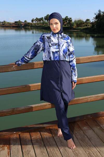 Estiva Blue Motion Πλήρως Καλυμμένο Μαγιό Τεσεττίρ με Παντελόνι