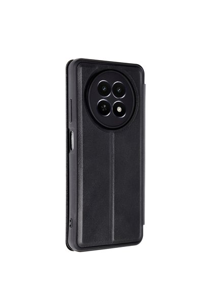 TheGencoo Realme 12 5g Case Flip Cover - Black