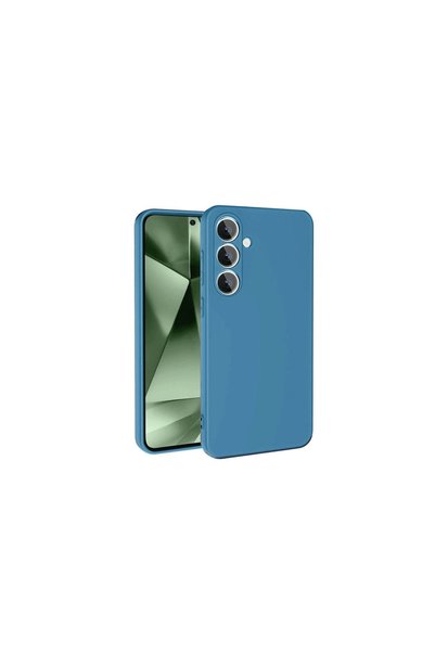 TheGencoo Samsung Galaxy S24 Fe Case Nano Velvet Silicone Inside - Blue