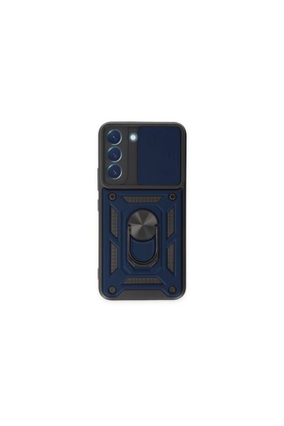 TheGencoo Samsung galaxy s23 fe case pars lens ring silicone - navy blue