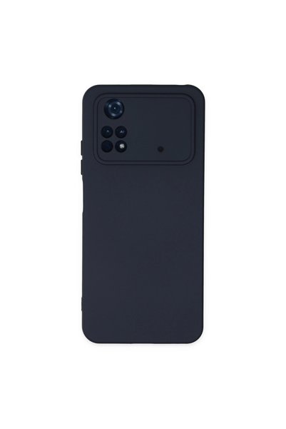 TheGencoo حافظة Xiaomi Poco M4 Pro 4g نانو داخل سيليكون مخملي - أزرق بحري