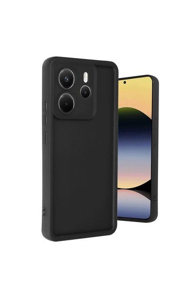 Generic Brand Xiaomi Redmi Note 14 4g Case Viera Silicone - Black