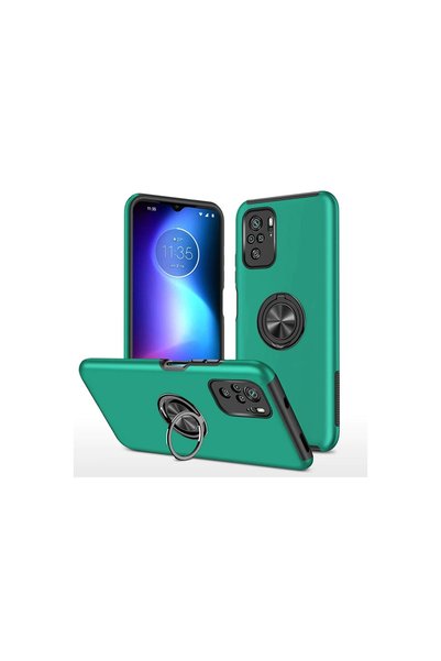 TheGencoo Xiaomi Poco F3 Case Elite Ring Cover - Green