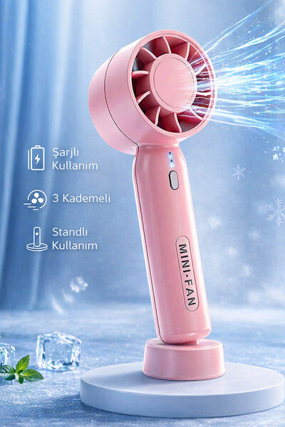 zozoya Fan Soğutucu Mini Vantilatör Klima Güçlü 3 Modlu Taşınabilir Şarjlı Ma...