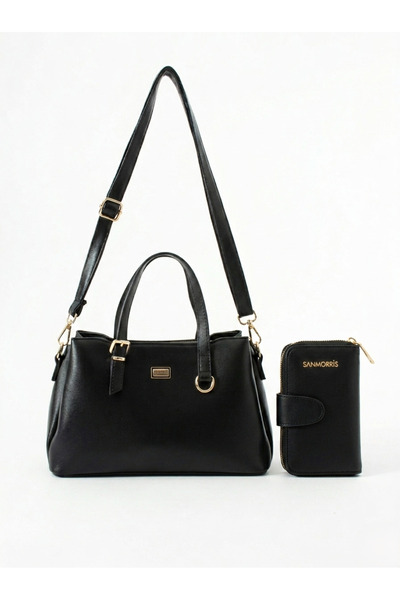 H&D COLLECTİON Sanmorris Γυναικεία τσάντα χειρός και ώμου από συνθετικό δέρμα...