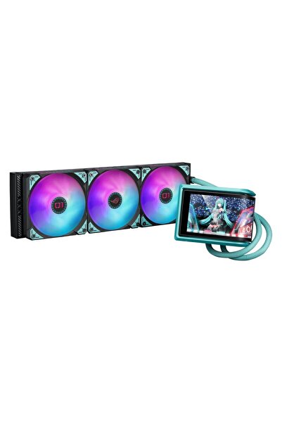ASUS Cooler CPU ROG RYUO IV 360 ARGB Hatsune Miku Edition Lichid (AIO) 360mm ...