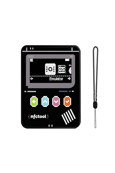 Choice6 محاكي NFC ذكي جديد أسود اللون لـ Amiibotool Pixl.Js iNFC OLED HD، ملح...