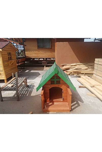 dost ahşap Küçük Irk Ahşap Köpek Kulübesi