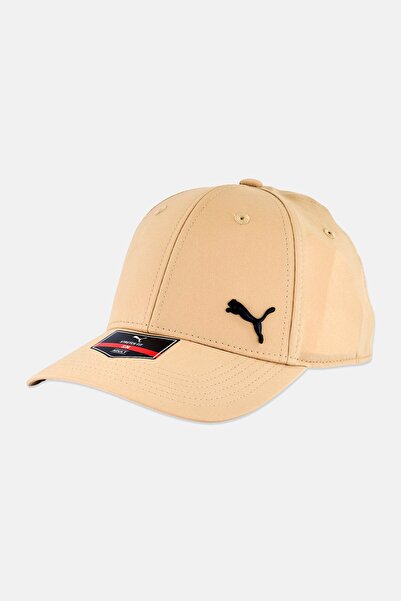 Puma Men Essentials Metal Logo Fitted Cap, Khaki