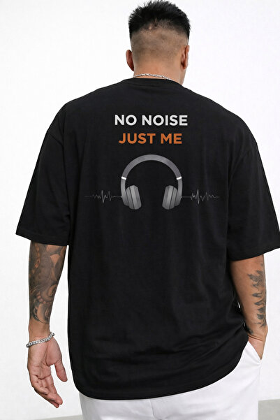 ship master Unisex No Noise Just Me Μπλουζάκι με στάμπα για ακουστικά, Oversi...