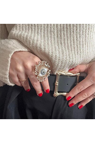Alice İsstanbul Crystal Stone Eye Ring