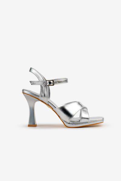 Ceylans Γυναικεία παπούτσια με τακούνι και λουράκι στον αστράγαλο