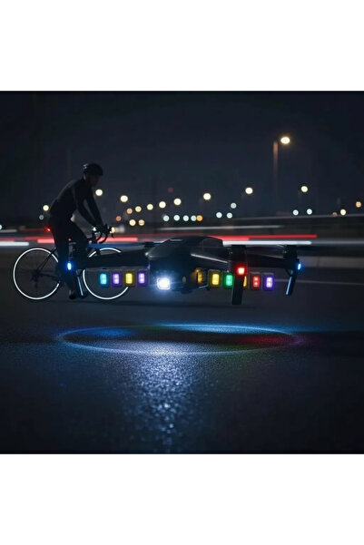Alkan MB 7 Renk Mini Led Şarjlı 4,5w Dron Scooter Bisiklet Motosiklet Araba Ç...