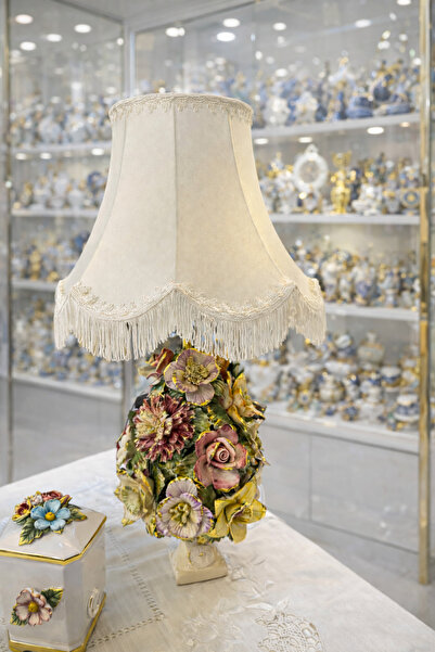 İTALYAN CAPODİMONTE ESTERHOMEDECOR abajur Hassas üründür❗️