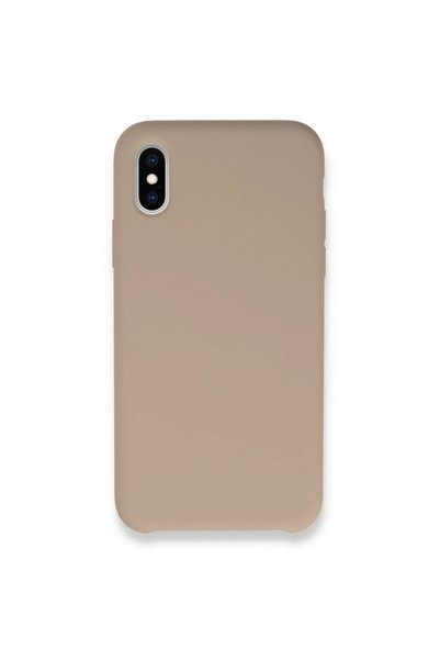 Generic Brand غطاء حماية أنيق من السيليكون لهاتف آيفون Xs Max من آبل - وردي فاتح