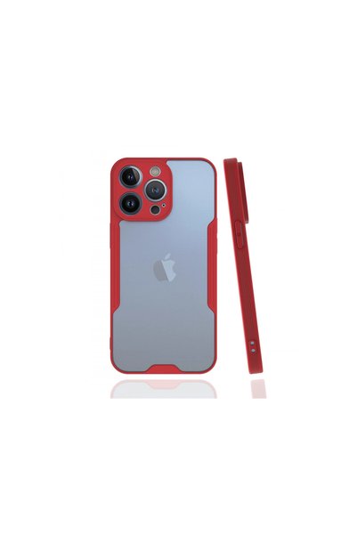 TheGencoo Apple iPhone 13 Pro Case Platinum Silicone - Red