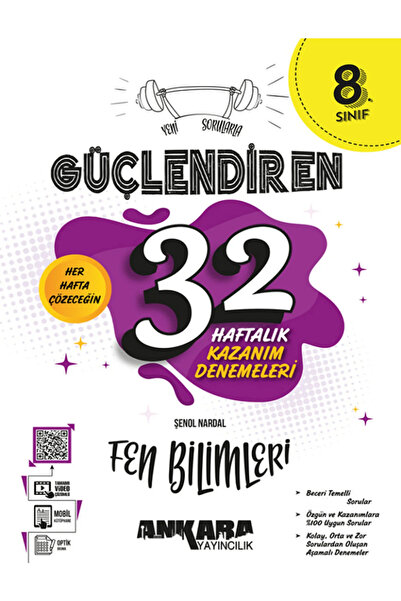 Efsane Yayınları 8.Sınıf Ankara Güçlendiren Fen Bilimleri 32 Haftalık Kazanım...