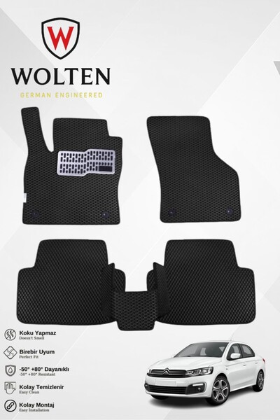 w wolten german engineered C-ELYSEE-CİTROEN-(2008-sonrası tek kalıp) İÇİN EVA...
