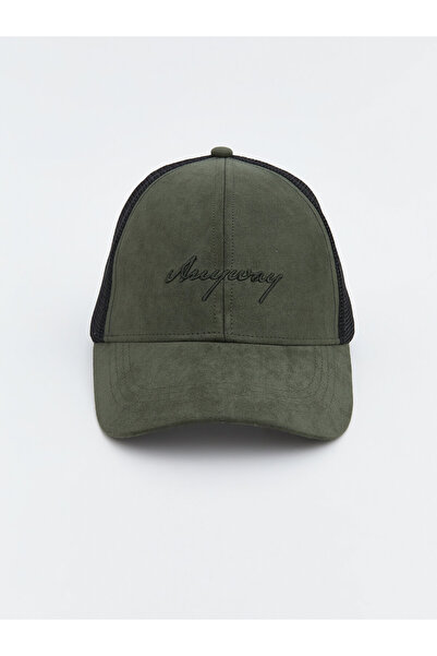 LC Waikiki Men's Cap with Script Embroidery