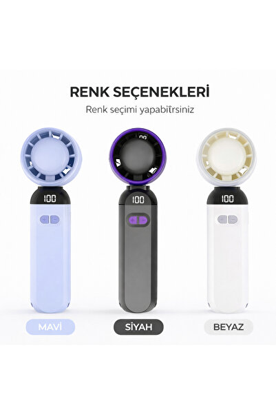 FREED TOOLS Taşınabilir Şarjlı Fan Süper Serinlik 12.000mAh, 30000 RPM