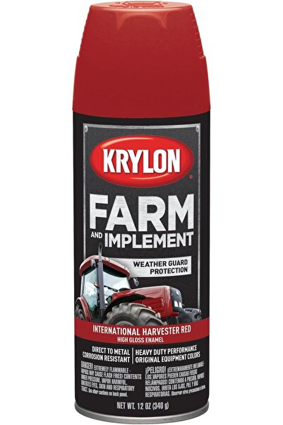 Krylon طلاء رش للمعدات الزراعية - 340 جرام أحمر