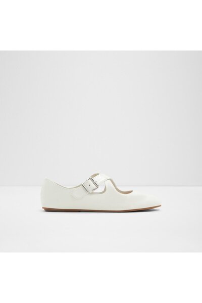 Aldo أحذية باليه بيضاء للنساء من أمبيريا