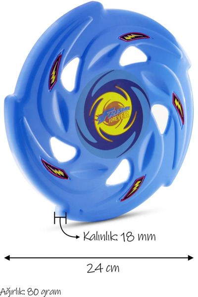 Soft Kare 24 cm Profesyonel Uçan Frisbee Disk-Dayanıklı Plastik–Açık Alan Oyu...