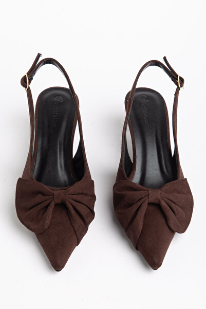 Entella Store Γόβες με ψηλό τακούνι - Καφέ - Χαμηλό τακούνι (1-4 cm)