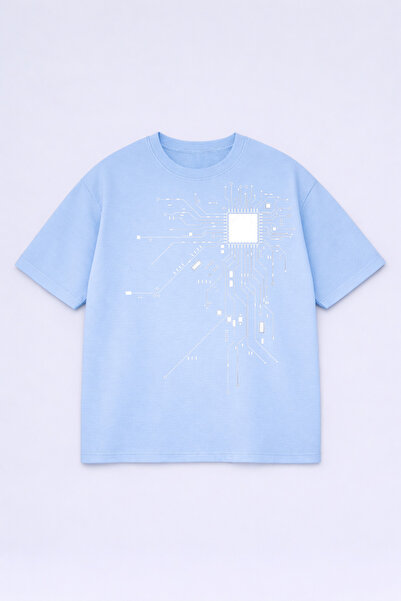 VODEXA Μπλουζάκι Oversize Unisex 100% Βαμβάκι με στάμπα, Άνετη εφαρμογή, Κομψ...
