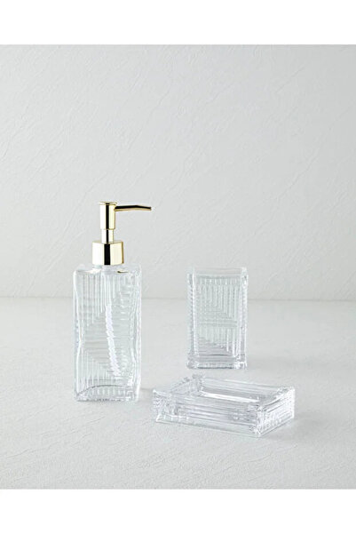 English Home Σετ μπάνιου Barton 3 τεμαχίων από γυαλί - 14,5 εκ.