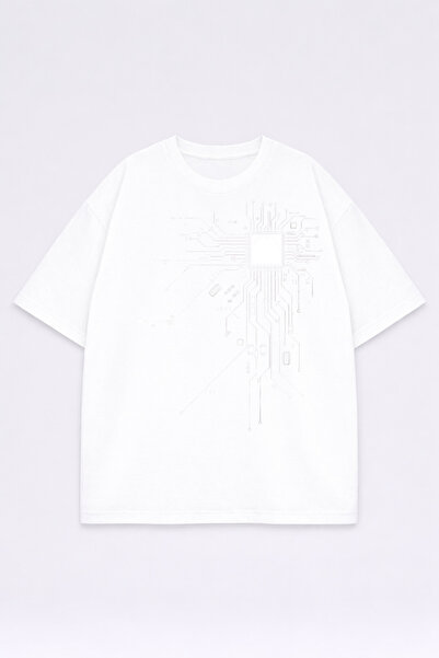 VODEXA Μπλουζάκι Oversize Unisex 100% Βαμβάκι με στάμπα, Άνετη εφαρμογή, Κομψ...