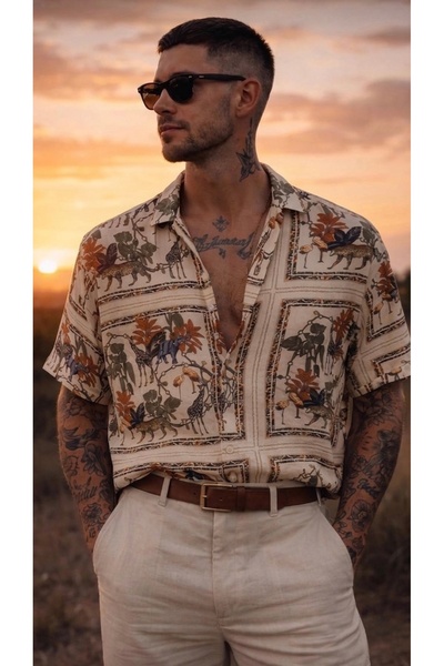 MFU collection Oversize Viscose Shirt