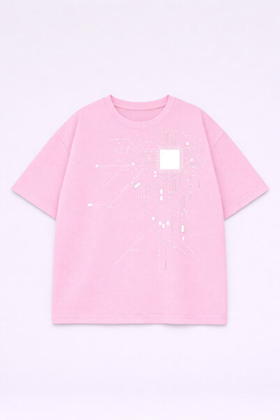 VODEXA Tricou Oversize Unisex 100% Bumbac Imprimat, Croială Confortabilă, Ele...